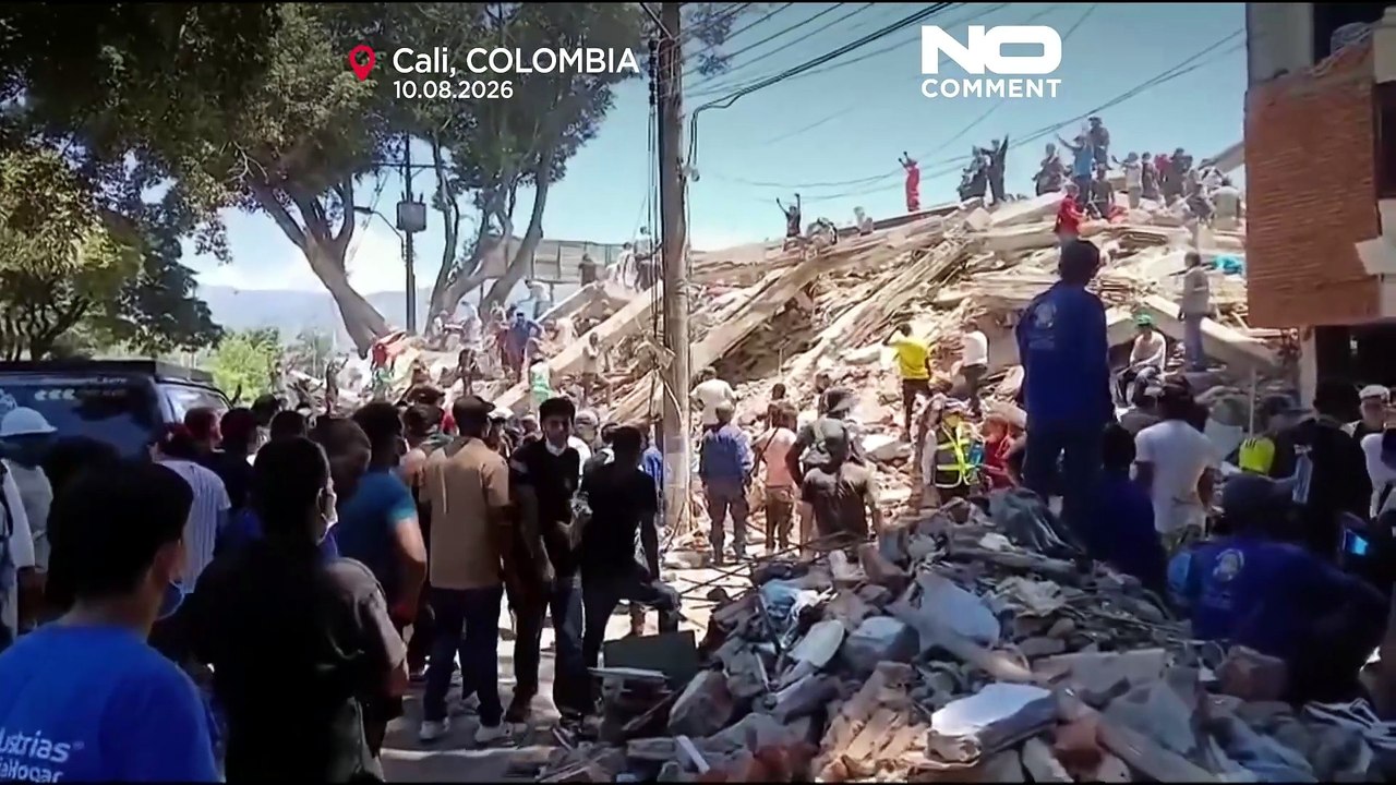 Starkes Beben in Kolumbien: Helfer suchen in Cali in den Trümmern