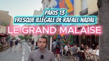 PARIS 13 : FRESQUE ILLÉGALE DE RAFAEL NADAL