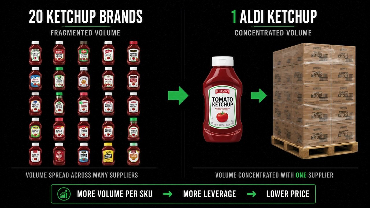 Why Aldi Only Sells 1,400 Products — and Profits More