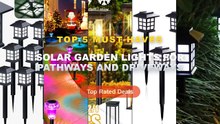Don't Buy Solar Garden Lights For Pathways And Driveways Before Watching This! - 2 Pack Solar Pathway Light Outdoor Sola...
