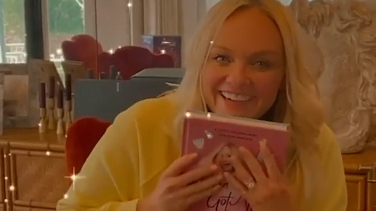Emma Bunton films inside her family home in London