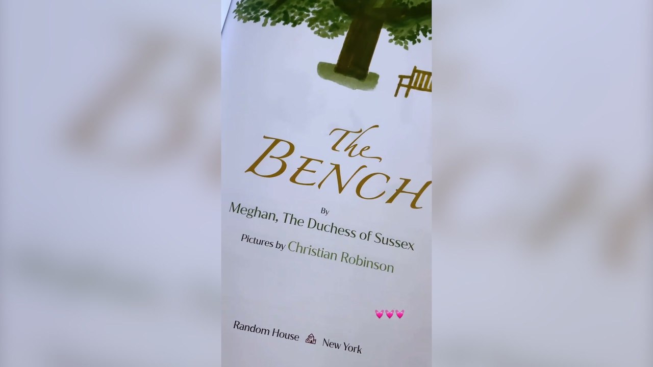Meghan Markle's beautiful handwritten note inside her new children's book