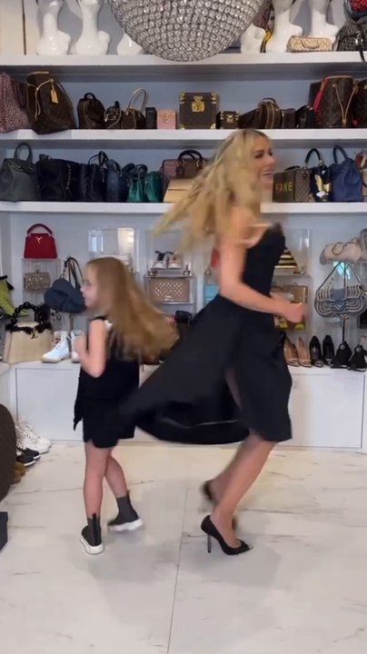 Dorit Kemsley and daughter dance together in massive walk-in closet