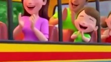 Wheels on the Bus – Rainy Day 🌧️🚌 | Fun Kids Song | Nursery Rhymes #Shorts