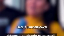 “Morreu ajudando os outros",  diz filha de idosa morta por preso do saidão