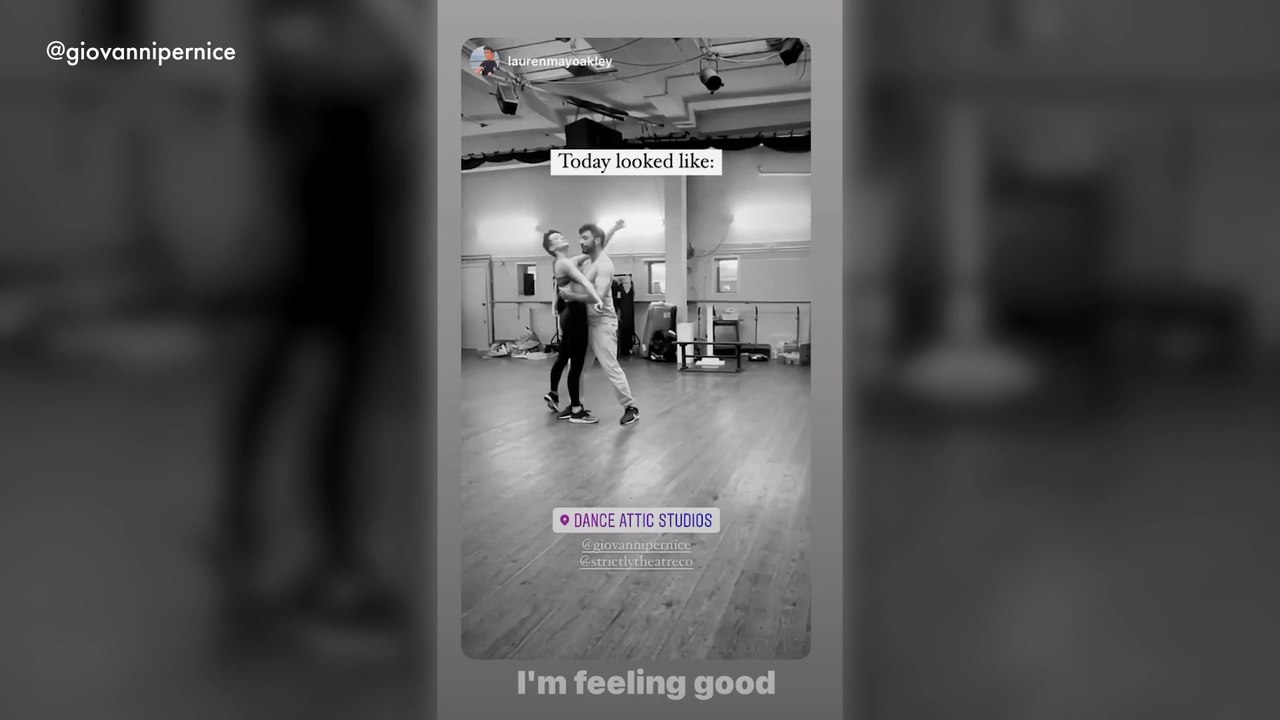 Giovanni Pernice dances with new partner after Strictly tour