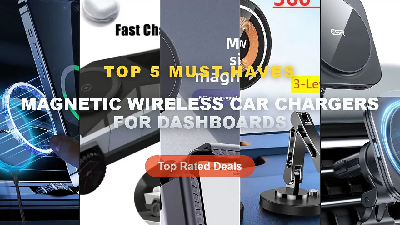 Magnetic Wireless Car Chargers For Dashboards: Top 5 Best Sellers - ESR for MagSafe Car Mount Charger 15W Dashboard Magn...
