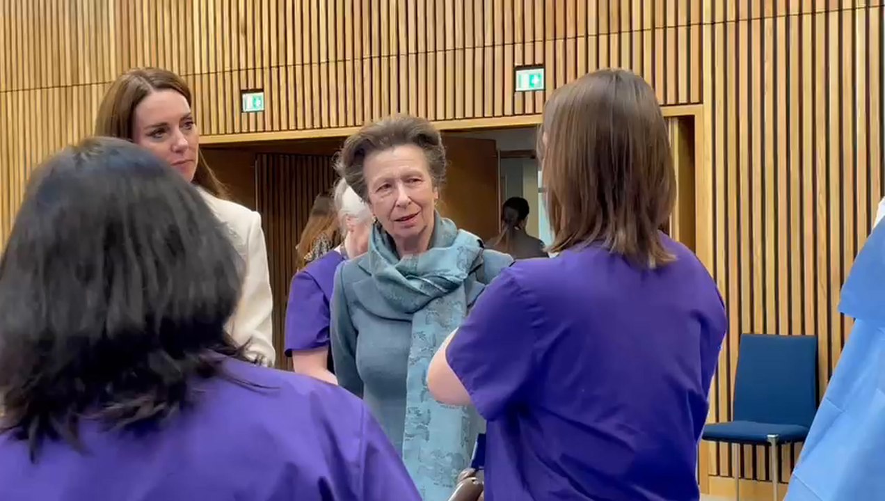 Princess Anne causes hilarity during royal outing