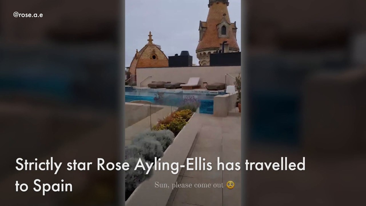 Rose Ayling-Ellis shares glimpse inside Spanish...