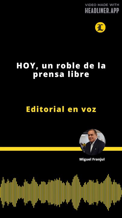 Editorial | HOY, un roble de la prensa libre