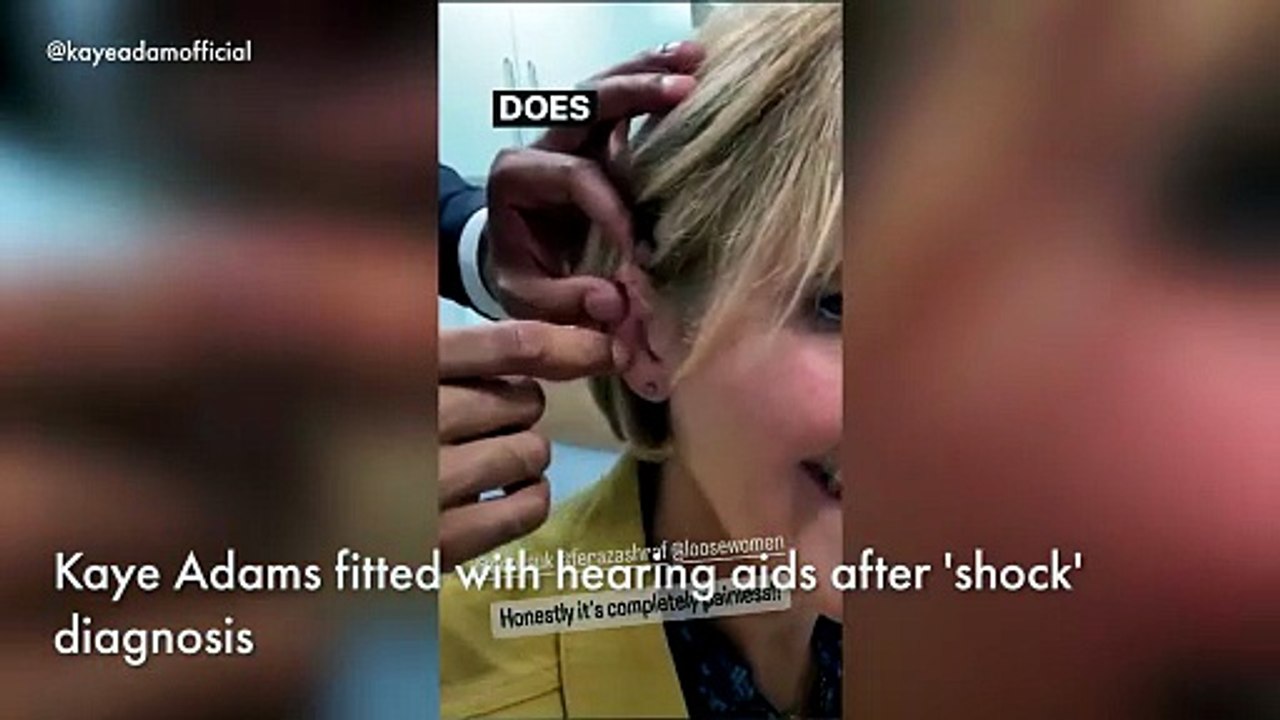 Loose Women's Kaye Adams reveals hearing aids i...
