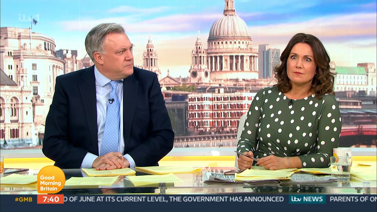 GMB's Ed Balls forced to apologise after swearing live on-air
