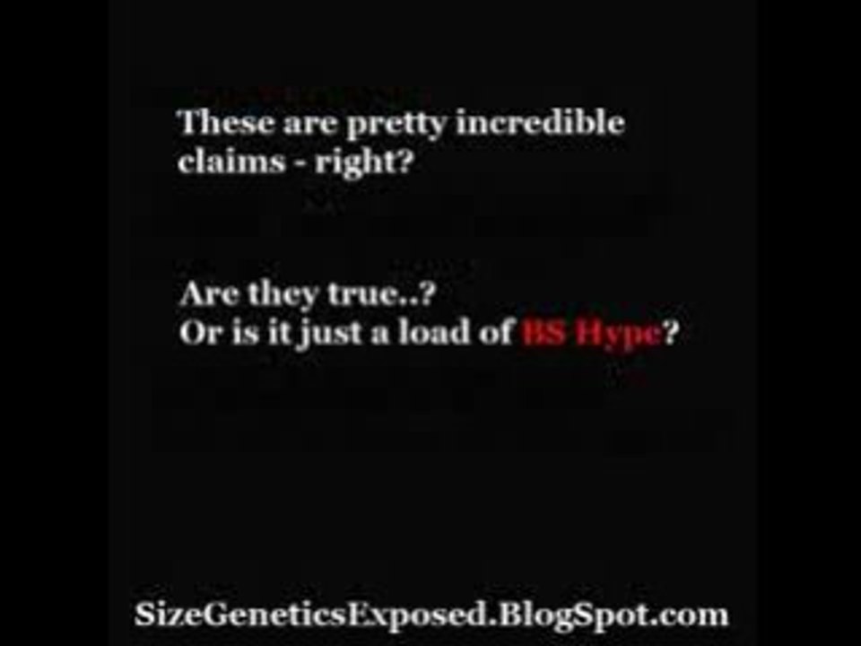 SizeGenetics - The Truth Behind The Size Genetics System