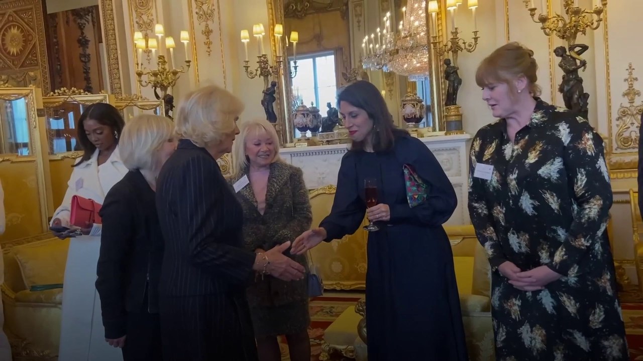 Queen Consort Camilla celebrates inspiring women at Buckingham Palace
