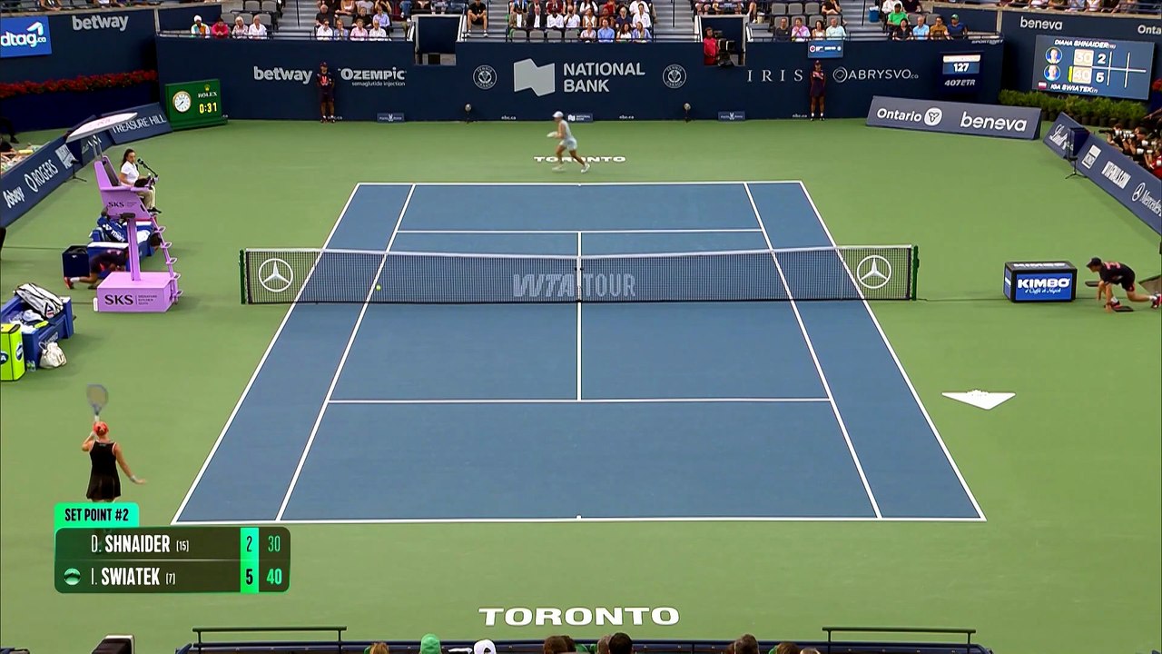 Swiatek sweeps aside Shnaider in Toronto