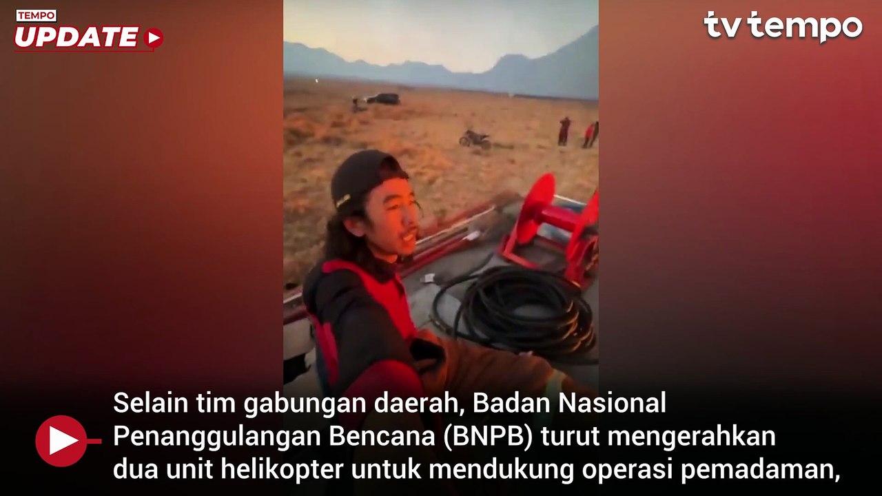 Kebakaran Bromo Meluas Hingga 742 Hektare