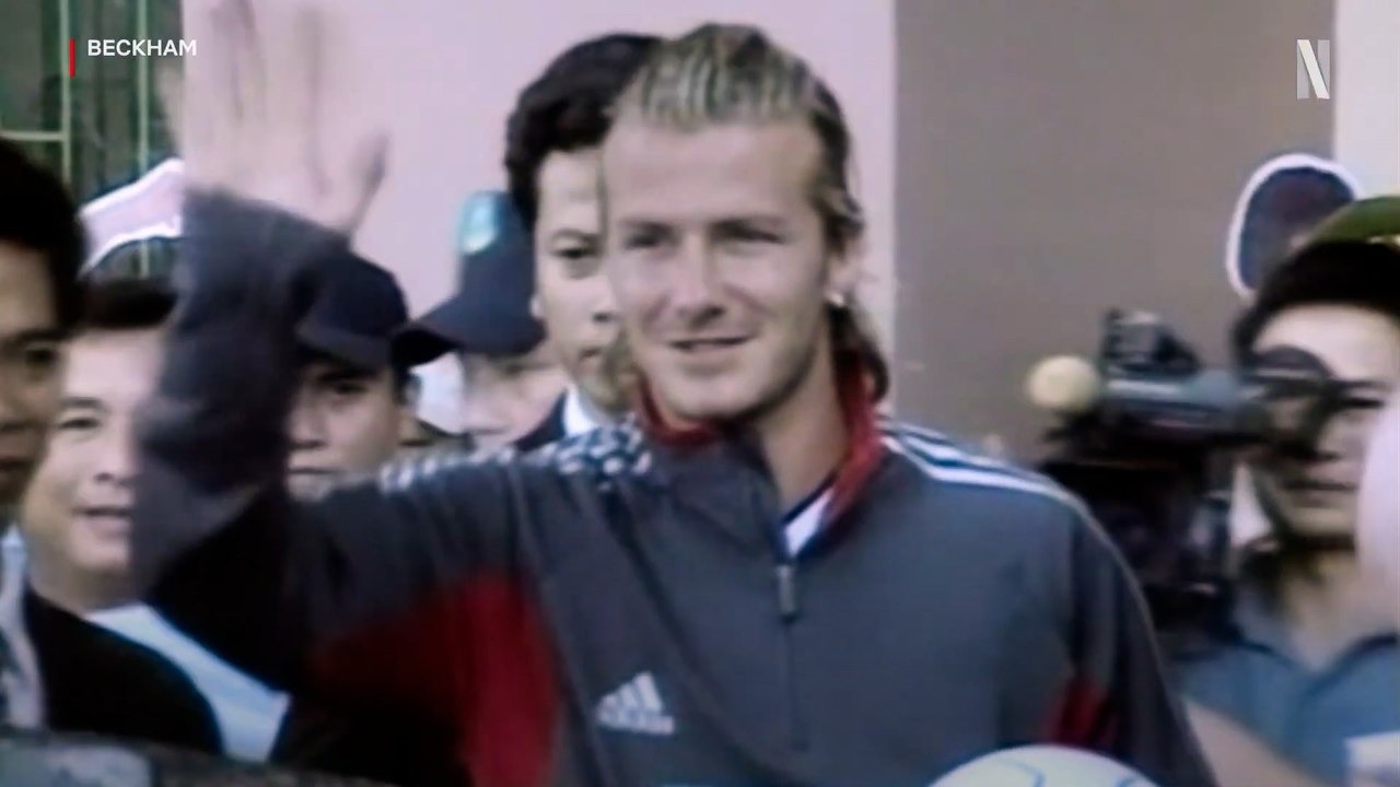 David Beckham gets emotional during Beckham trailer