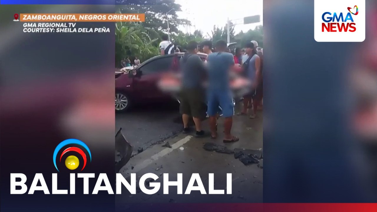 Senior citizen na sakay ng kotse, patay matapos mabangga ng isa pang kotseng minamaneho ng nakainom na menor de edad | Balitanghali