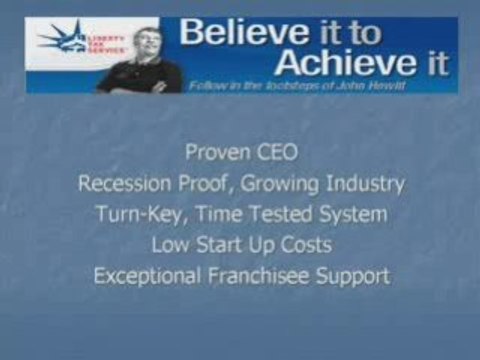 Best Franchise Opportunity Liberty Tax Service, USA & Canada