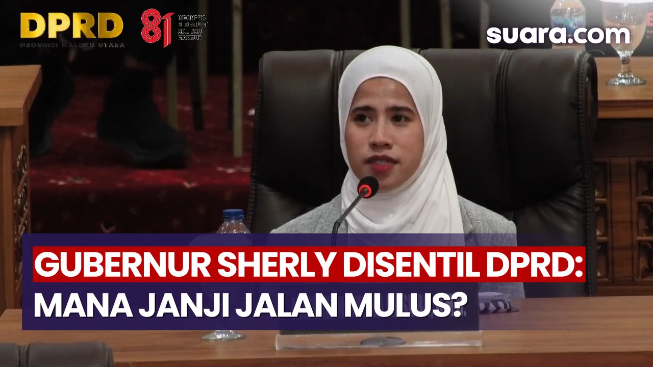 Anggota DPRD Malut Interupsi Gubernur Sherly, Singgung Janji Jalan Mulus