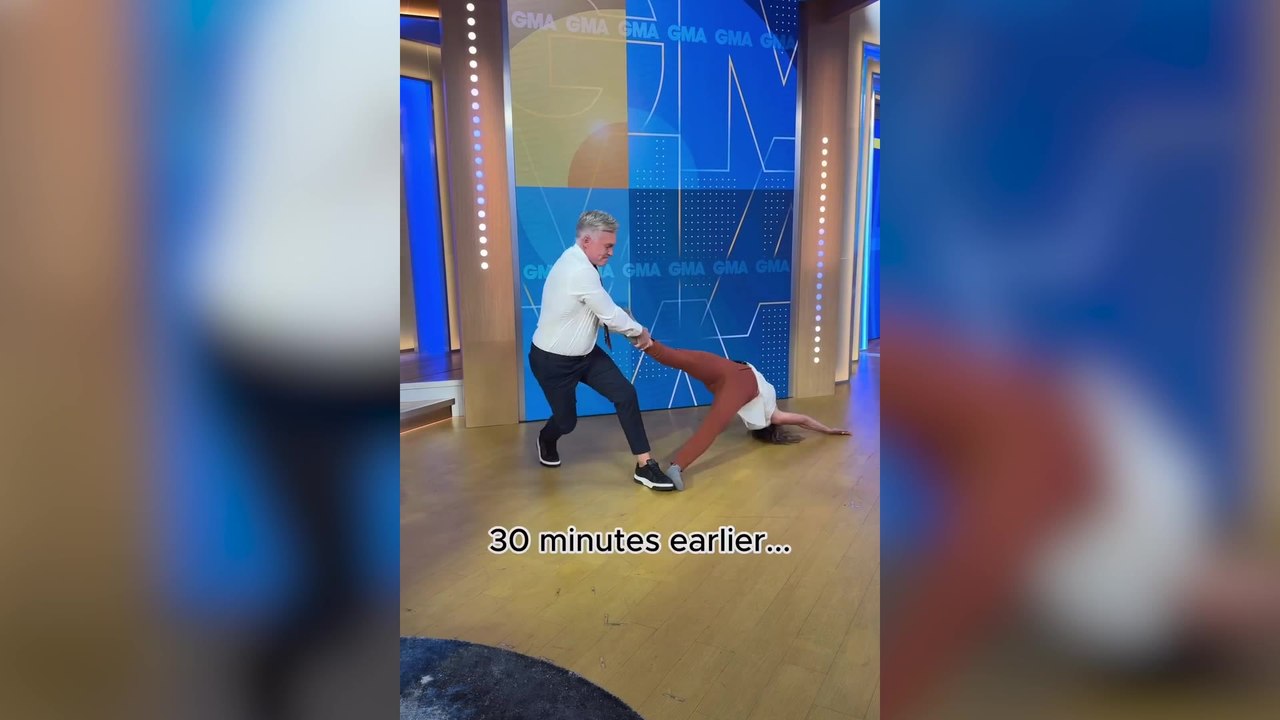 GMA stunt goes wrong on-air when Ginger Zee and...