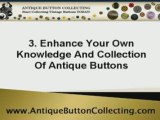 Vintage Buttons | Starting Your Own Collecting Club!