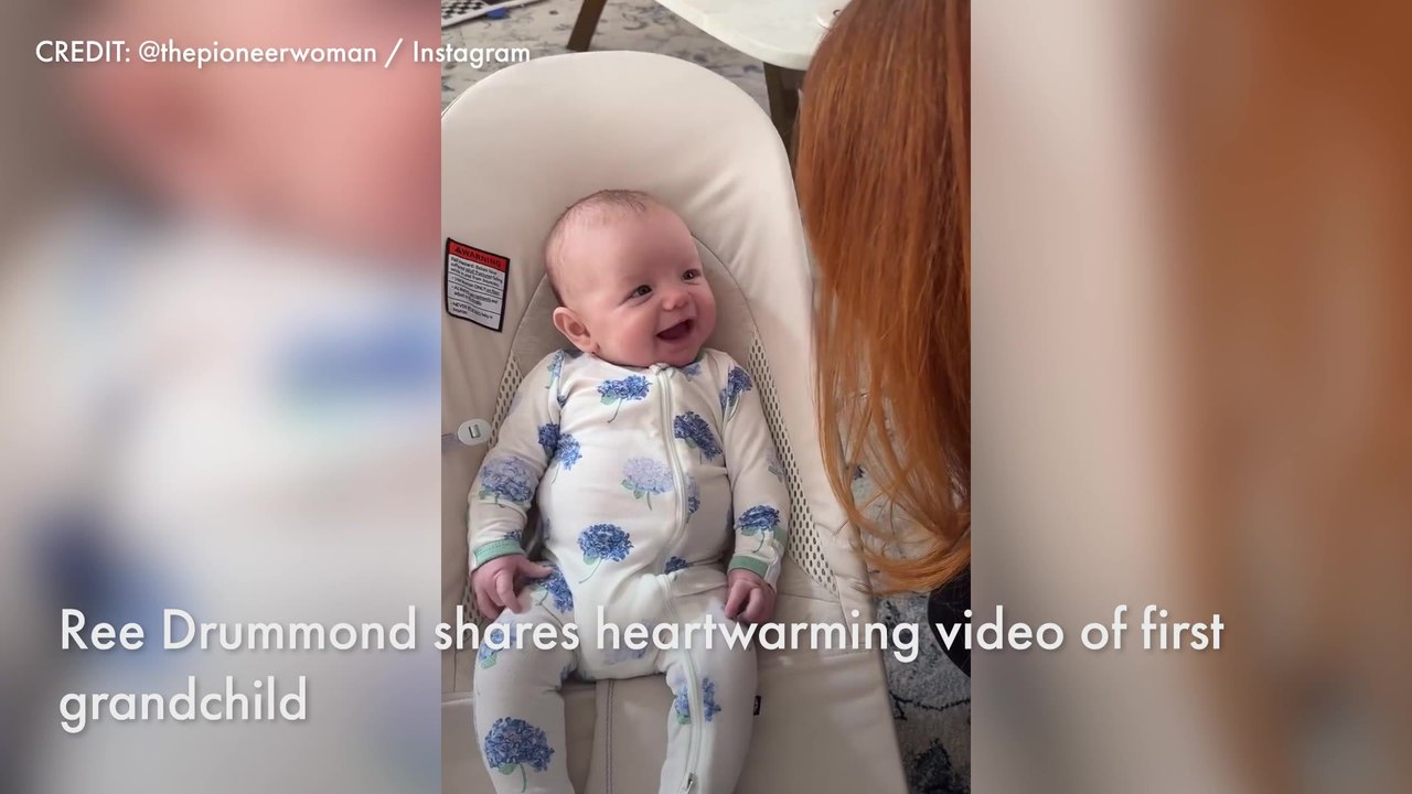 Ree Drummond shares heartwarming video of first grandchild - video ...