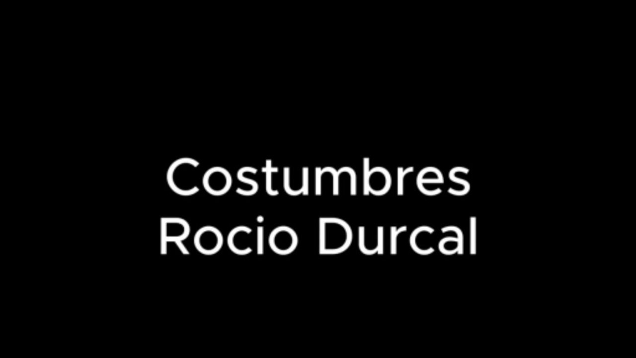 Costumbres Rocio Durcal -1 tono