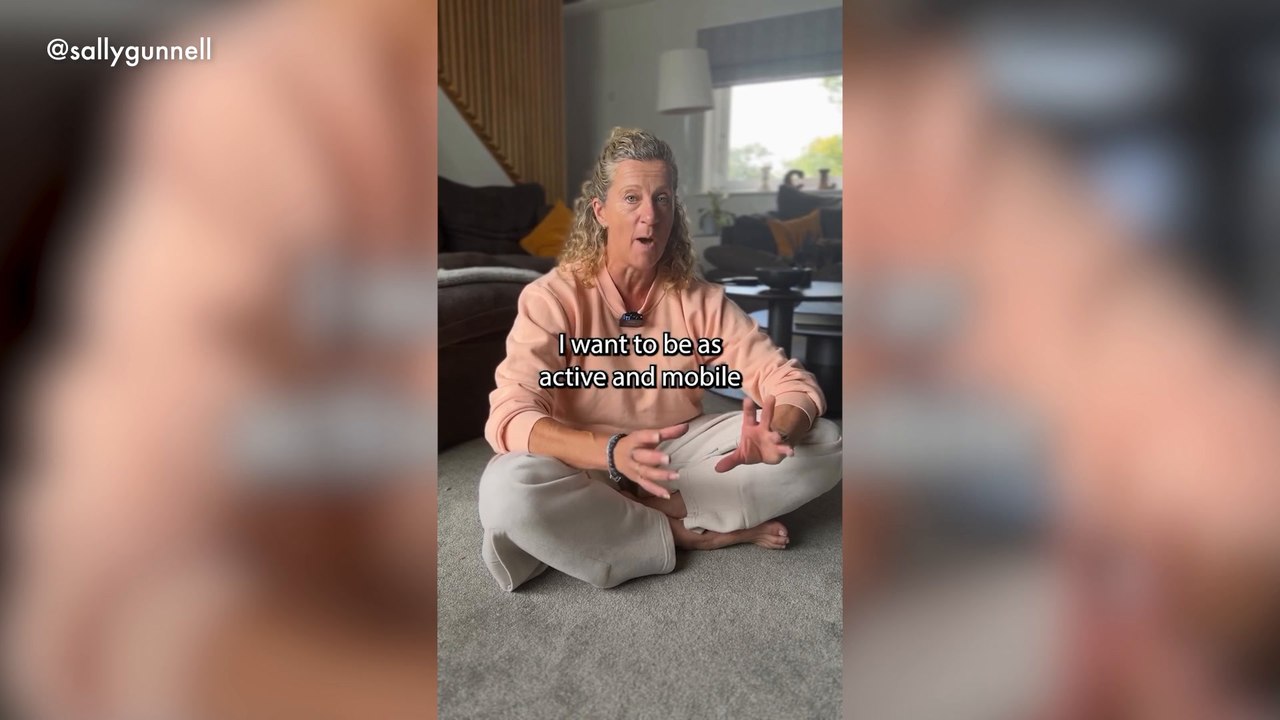 Sally Gunnell shares her morning mobility routine
