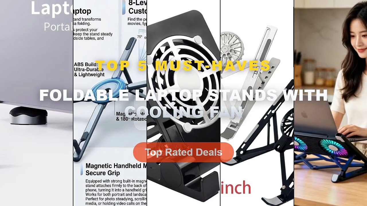 Cheap & Best Foldable Laptop Stands With Coolin...