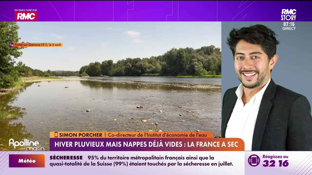Le parti-pris : Piscine, lavage de voiture, douche... il va falloir changer nos comportements - 11/08