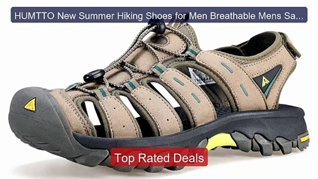 HUMTTO New Summer Hiking Shoes for Men Breathab...