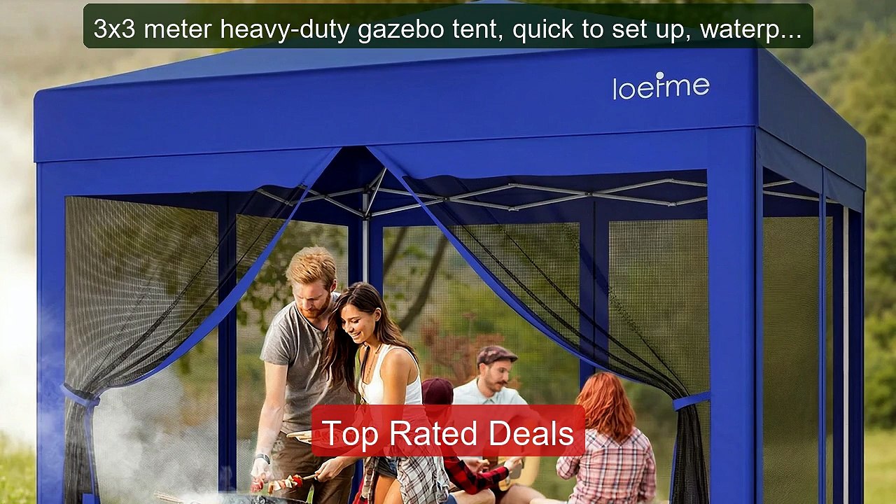 3x3 meter heavy-duty gazebo tent, quick to set up, waterpro... -- Top Pick 2026 | Unbeatable Price!