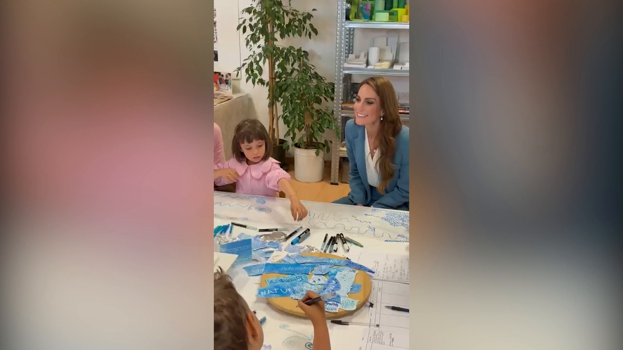 Princess Kate introducing herself in Italian