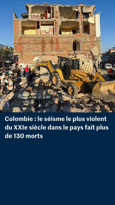 Colombie : les images du séisme qui a fait au moins 132 morts