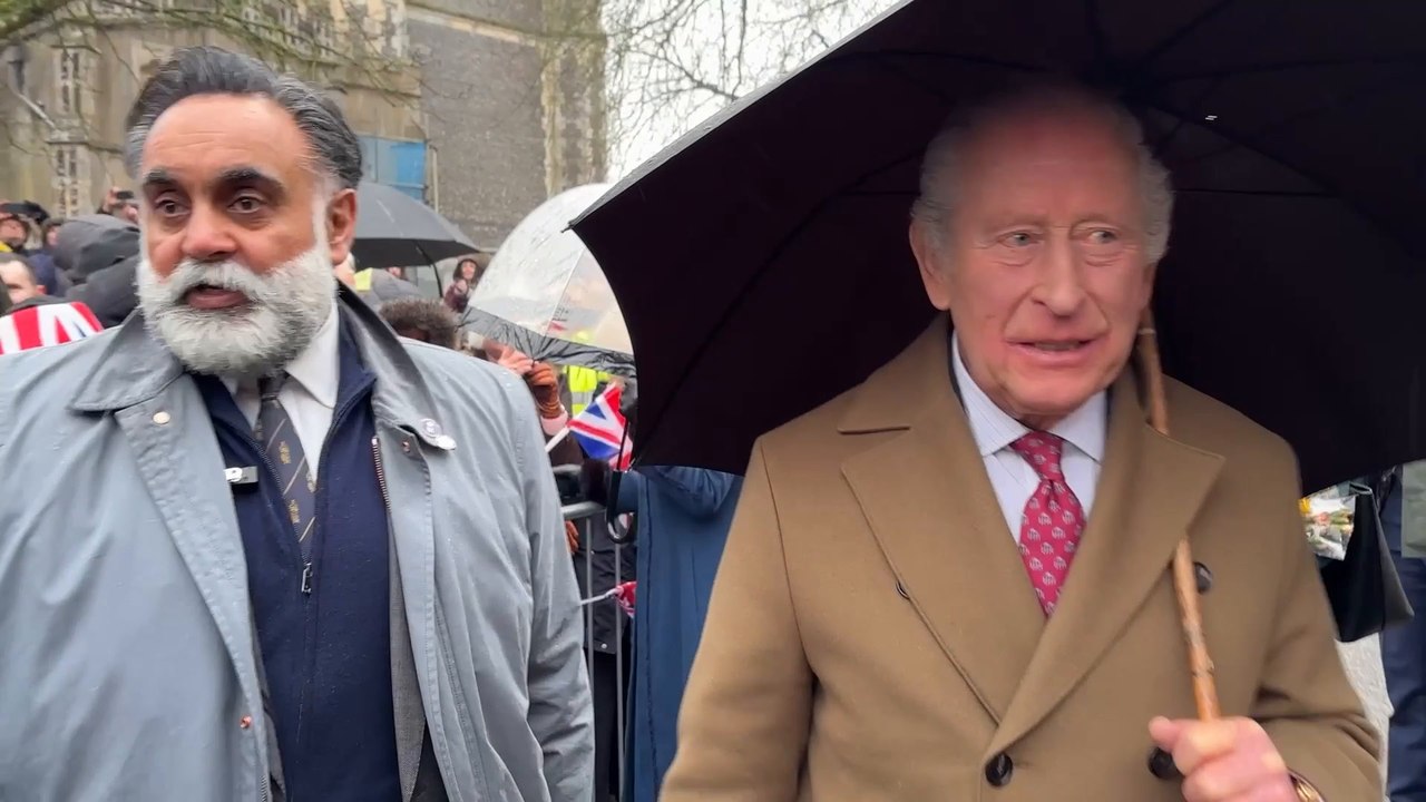Heckler Shouts Andrew And Epstein Question At King Charles