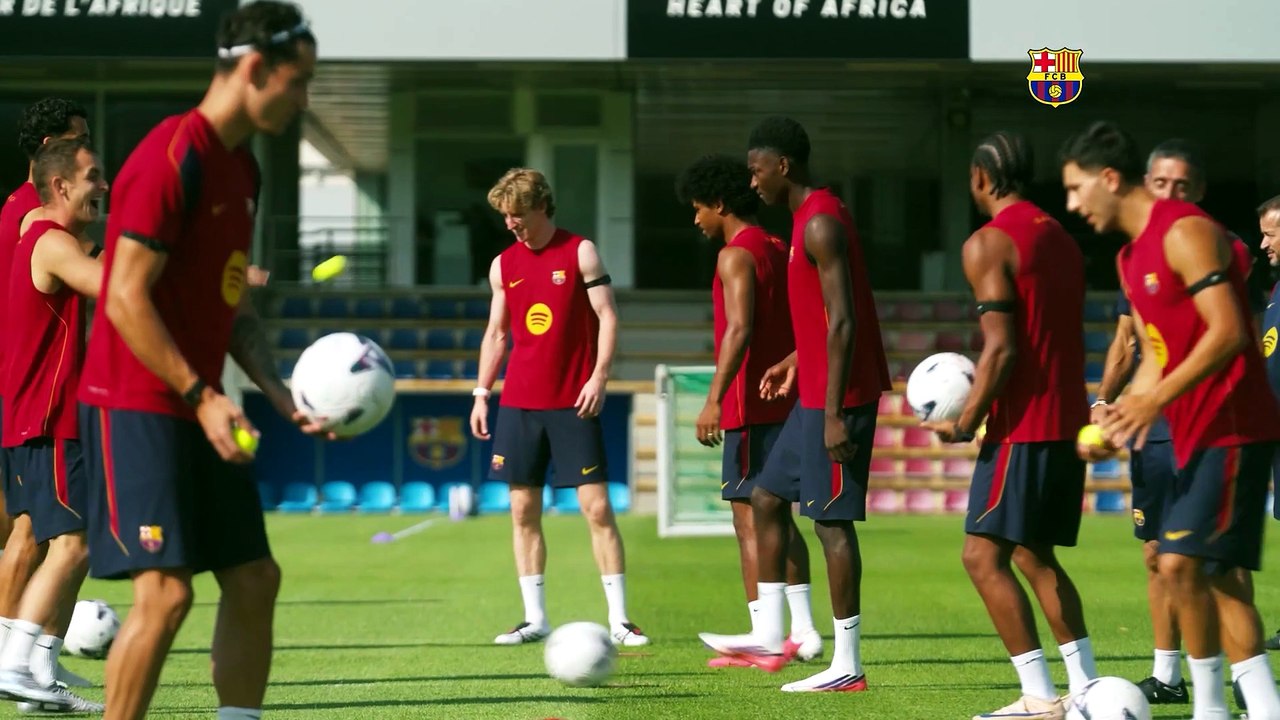 Gordon, un premier entraînement avec les Blaugrana