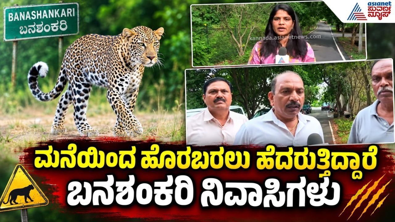 Bengaluru Leopard Sighting: ಬೆಂಗಳೂರಿನ ಬನಶಂಕರಿ 6ನೇ ಹಂತದಲ್ಲಿ ಚಿರತೆ ಪ್ರತ್ಯಕ್ಷ! | Suvarna News
