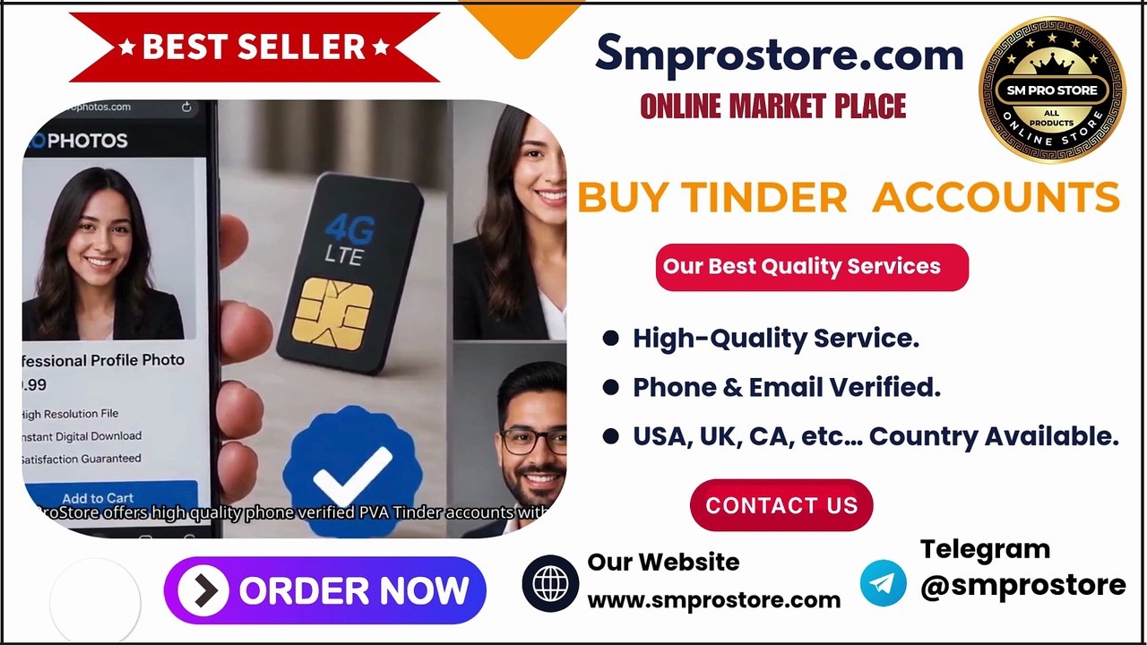 Best Place to Buy Verified Tinder Accounts Online ? - video Dailymotion