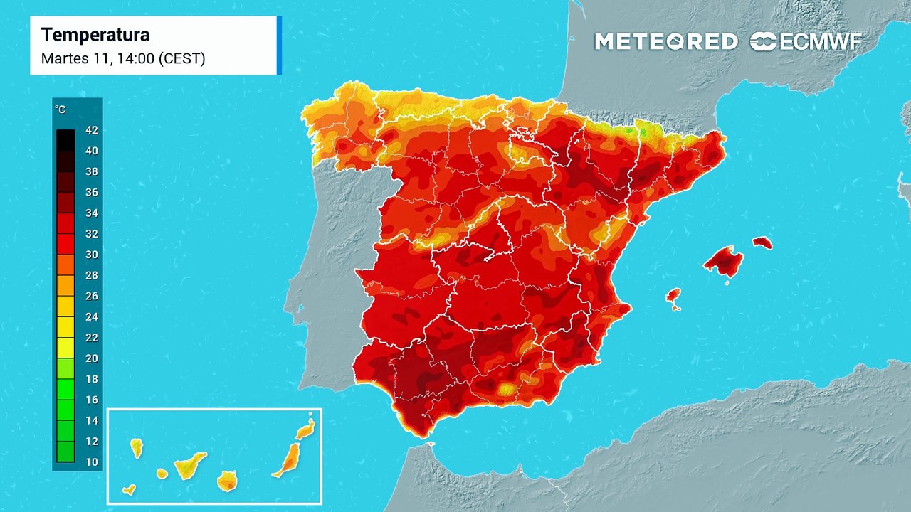 Mañana y el miércoles se superarán los 40 ºC