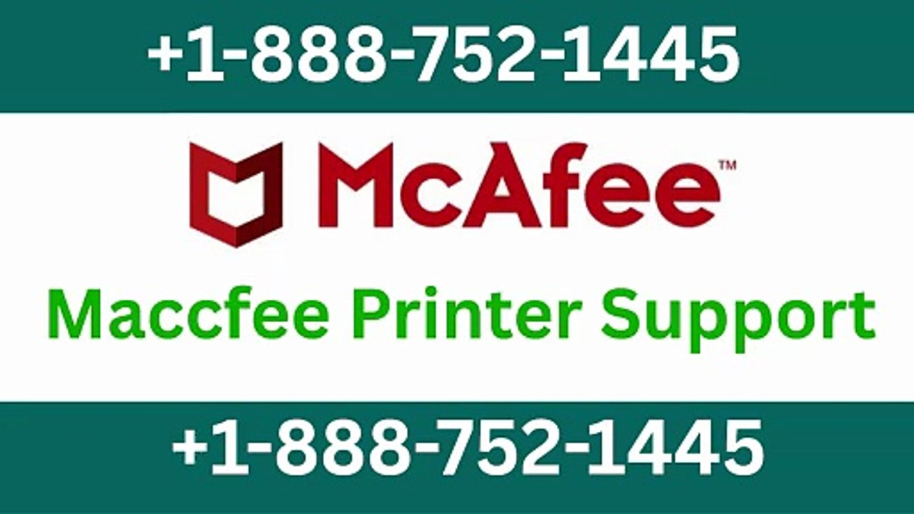 Official McAfee Printer™ Customer Service Guide | Step-by-Process Help & Support Explain