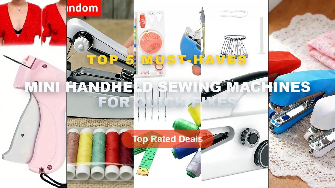 Amazing Mini Handheld Sewing Machines For Quick...