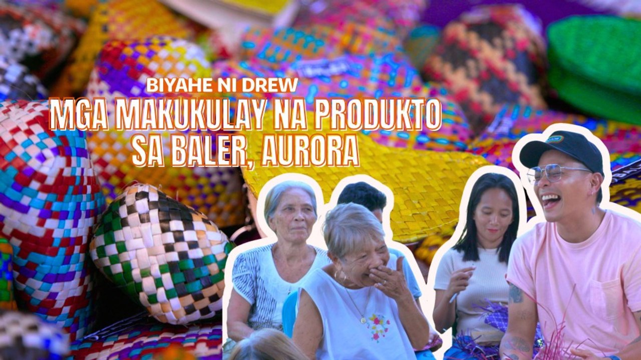 Paggawa ng mga makukulay produktong gawang sabutan, sinubukan ni Biyahero Drew! | Biyahe ni Drew
