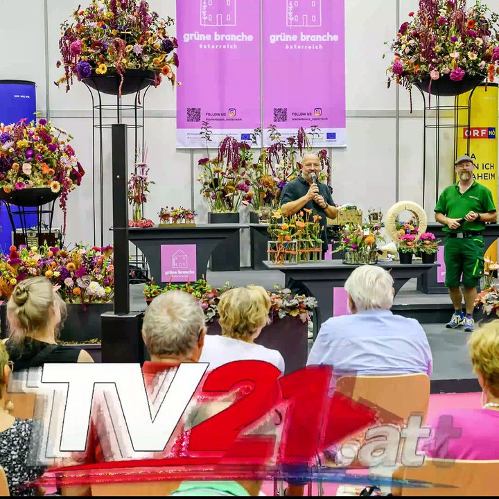 Gartenbaumesse Tulln  200.000 Blumen auf floraler Reise durch England