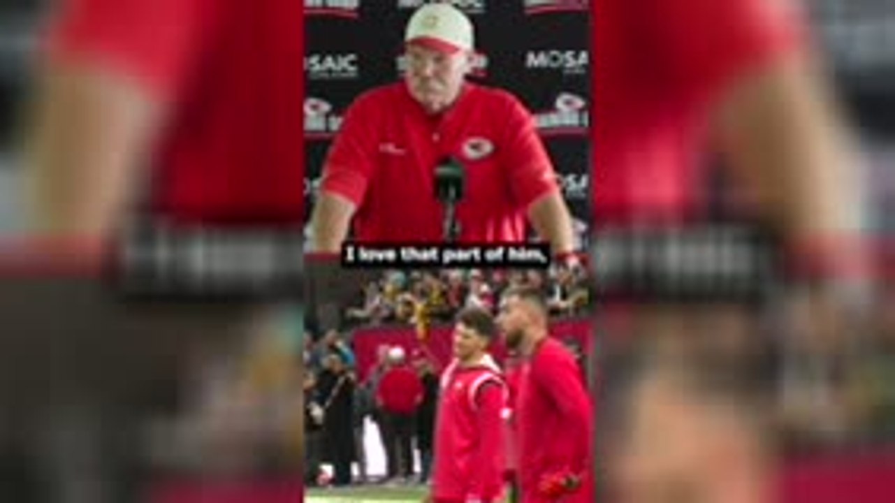 You have to drag Kelce off the field! - Reid