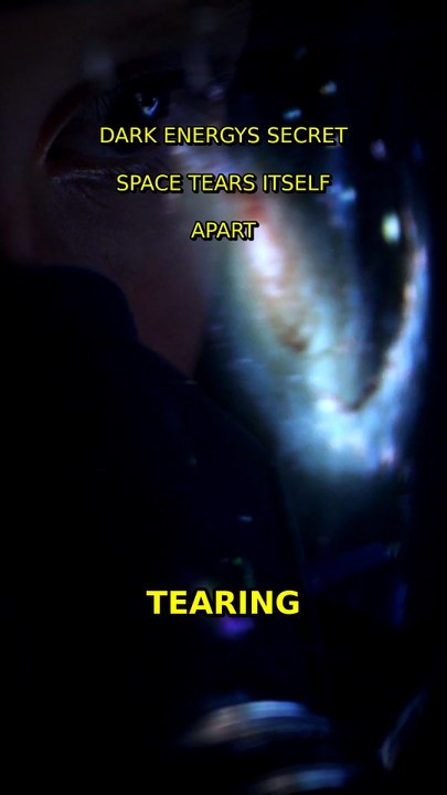 Dark Energy's Secret: Space Tears Itself Apart! 💥