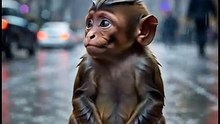🐒❤️ A Hungry Monkey