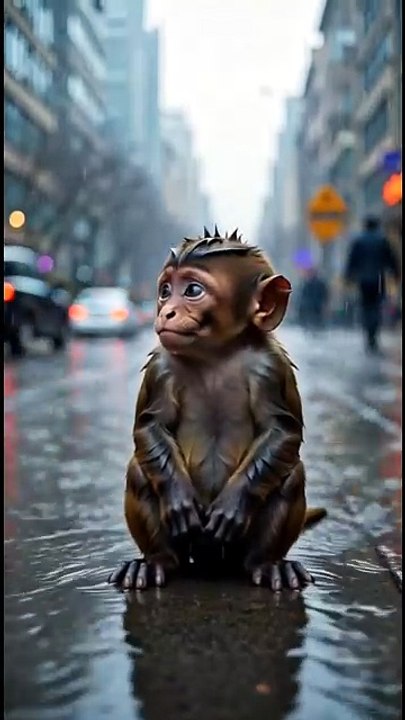 🐒❤️ A Hungry Monkey