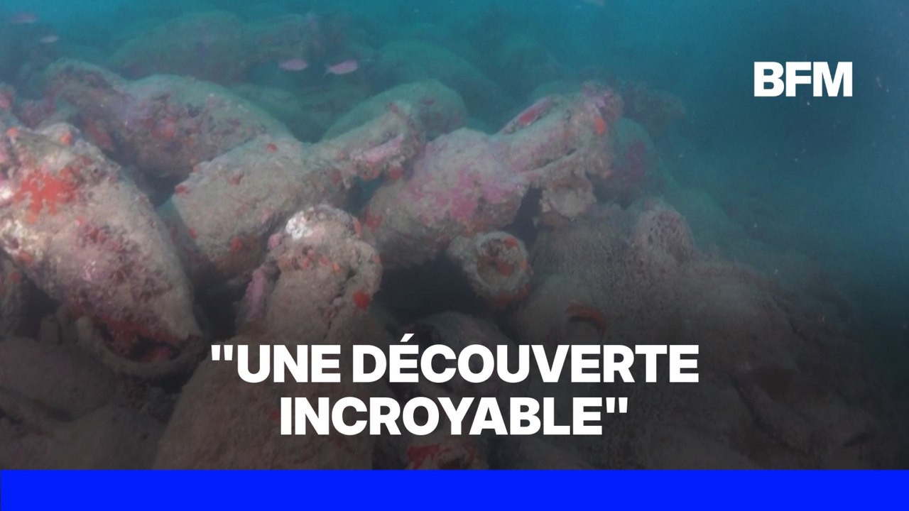 "Une immense étendue d'amphores en dessous de moi": une épave romaine découverte à l'ouest de la Sicile par deux plongeurs
