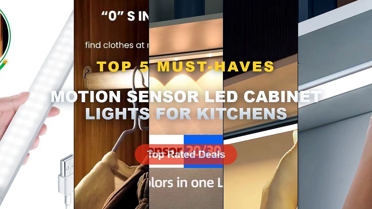Best Motion Sensor LED Cabinet Lights For Kitch...